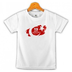 19 Mayıs Atatürk Anma Gençlik Bayramı Çocuk Tişört 1