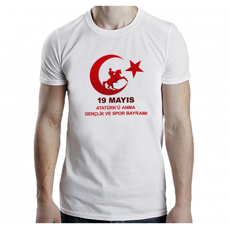 19 Mayıs Atatürkü Anma Gençlik Bayramı Tişört 9