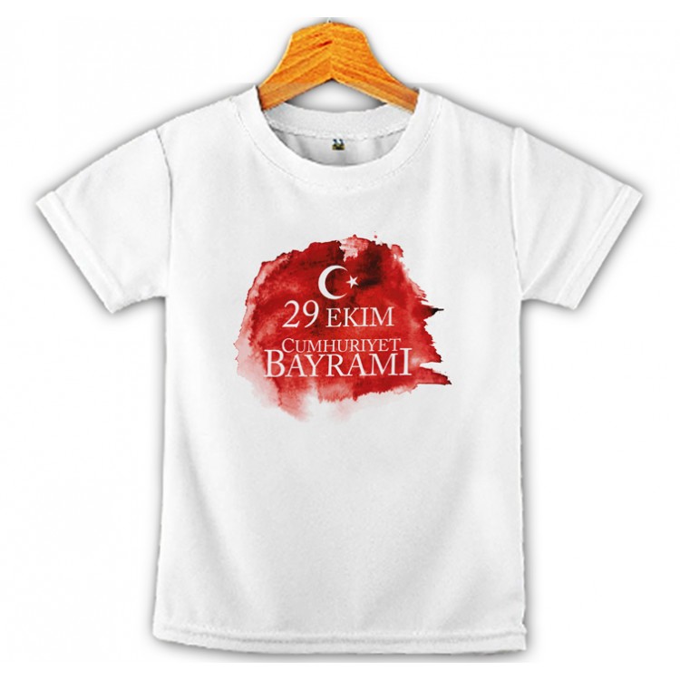 29 Ekim Cumhuriyet Bayramı Çocuk Tişört 9