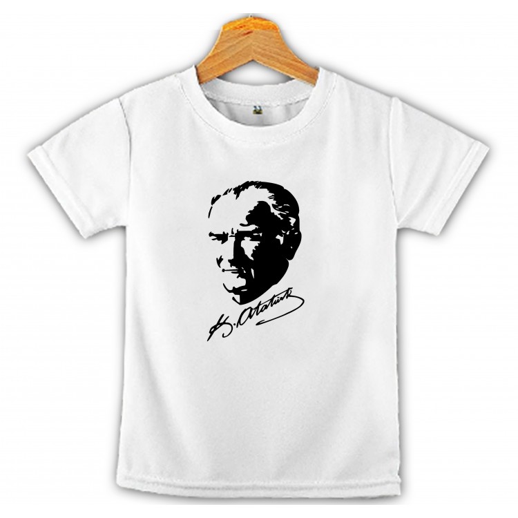 Atatürk Baskılı Çocuk Tişört 8