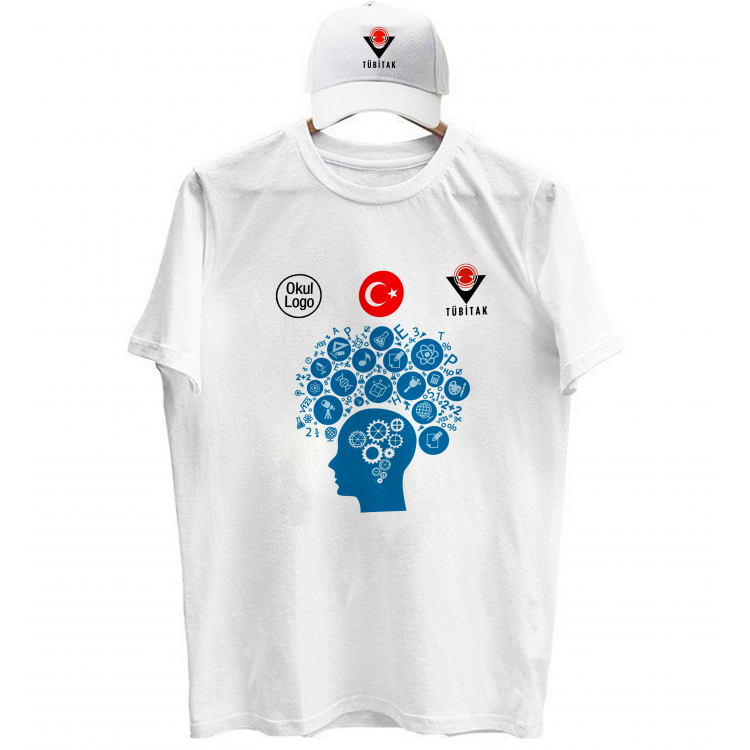 Tübitak Bilim Fuarı Tişört ve Şapka 7
