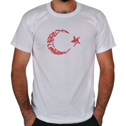 Türk Bayrağı Baskılı Tişört 10