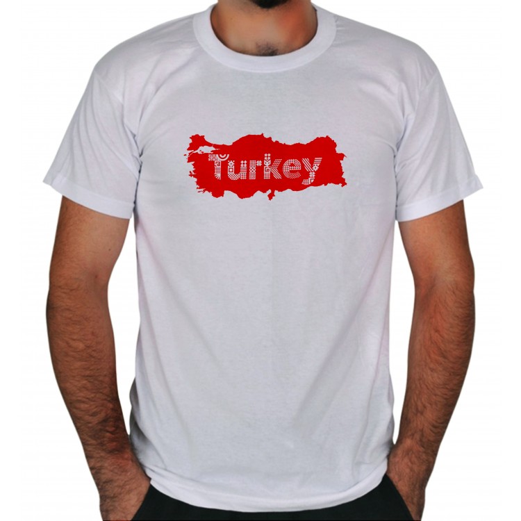 Türk Bayrağı Baskılı Tişört 8