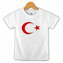 Türk Bayrağı Baskılı Çocuk Tişört 3