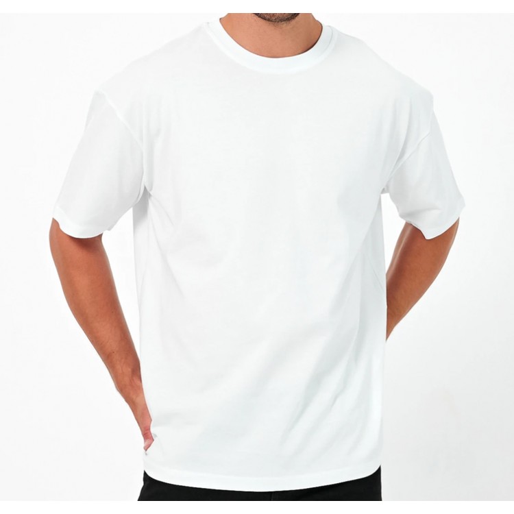 Oversize Tişört Toptan Beyaz