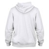 Kapşonlu Sweatshirt Hoodie Kanguru Cepli Beyaz