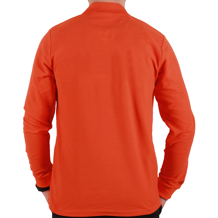 Polo Yaka Sweatshirt Turuncu Polo Yaka Sweatshirt Turuncu
