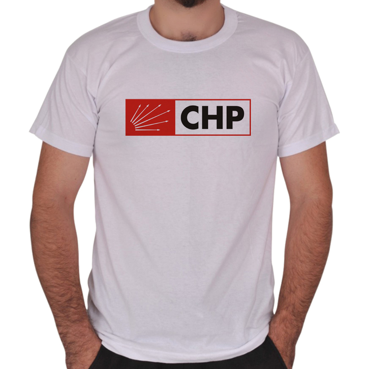 CHP Logo Baskılı Tişört